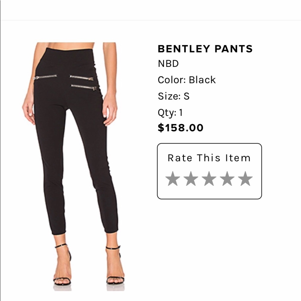 NWOT- NBD BLACK PANTS😍